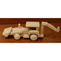 Model koparki ,   koparka drewniana , zabawka